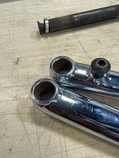 Profile chrome stamped cranks nos 175m rhd