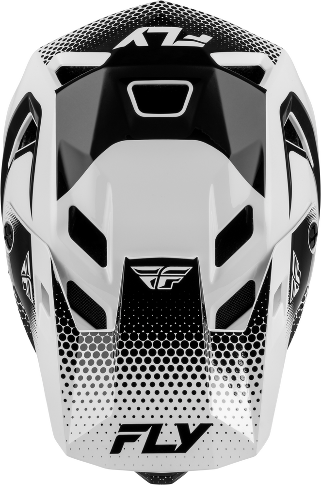 FLY RACING RAYCE SONAR BICYCLE HELMET WHITE/BLACK