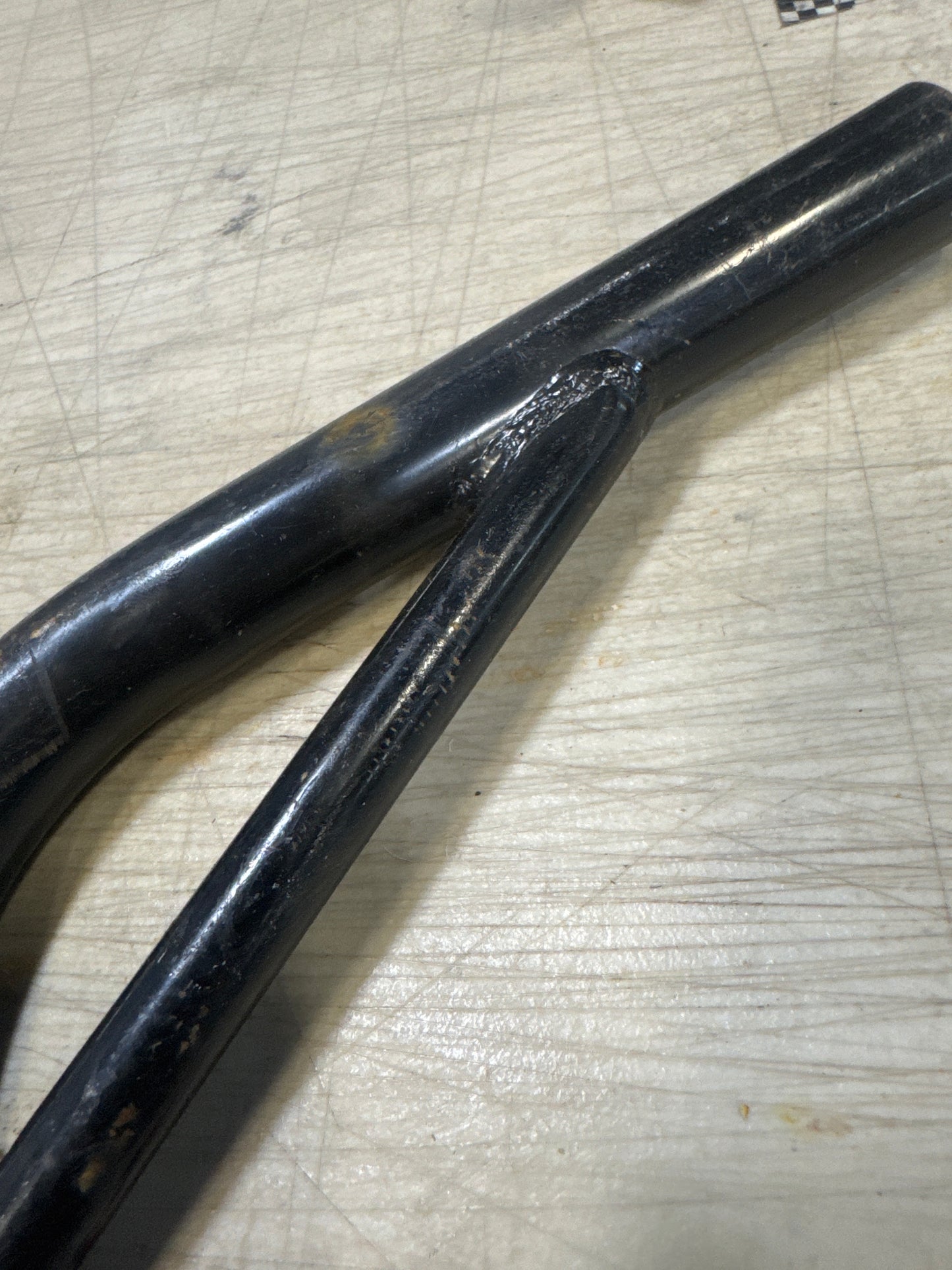 Laid back 22.2 vintage seat post black