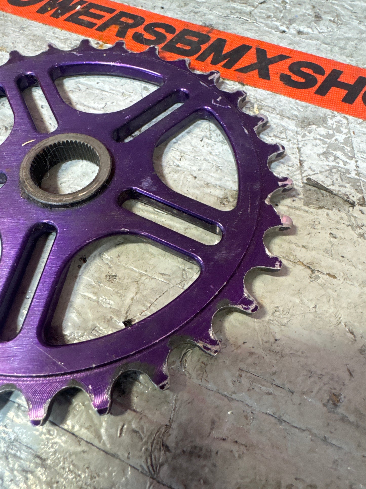 Profile 19mm spline 30t purple