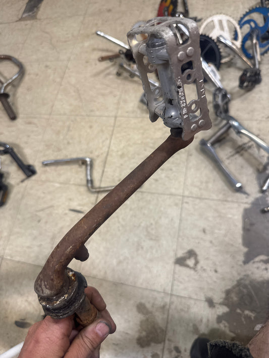 Cr-mo 1pc cranks crmo 175 w/ 1 kkt pedal