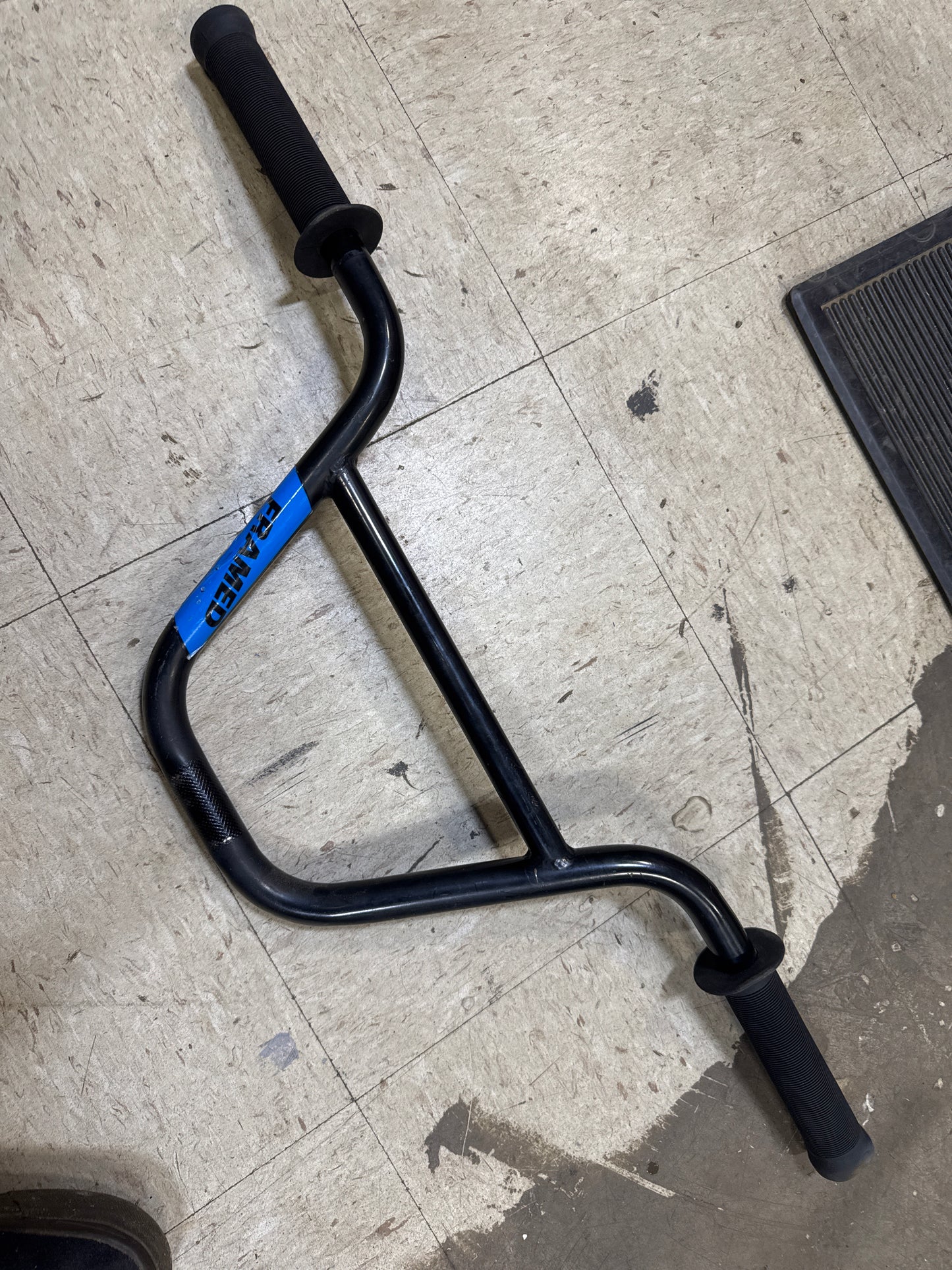framed 8” x28 bars w/ grips