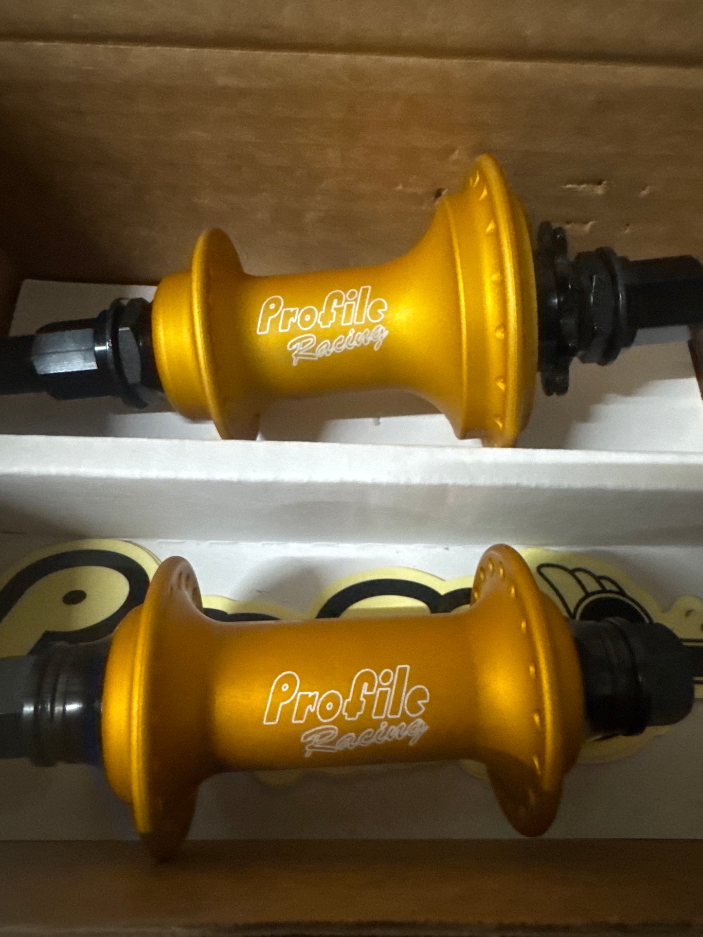 Profile Racing Elite LHD Hubset pa matte gold