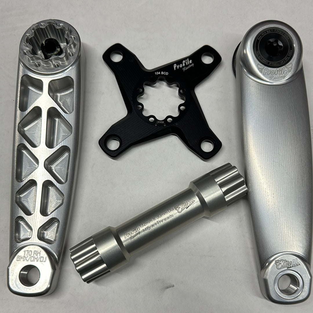 Bicycle Crank Bolts - M8 Aluminum Alloy Bottom Bracket Axle Bolts (2 Pack, Multiple Colors)