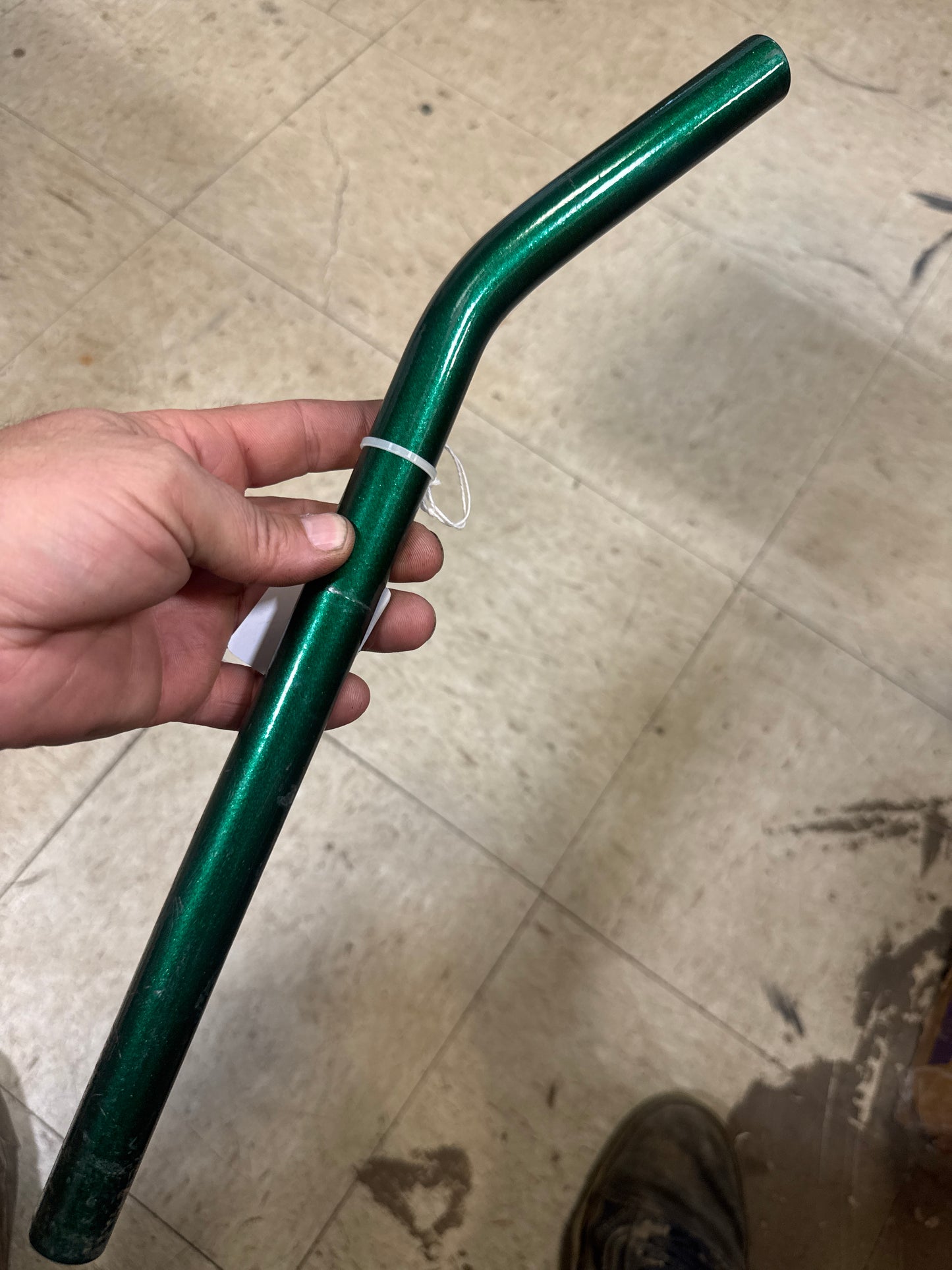 Unknown Green 7/8 laid back seat post