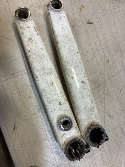 oem 180mm white crank arms