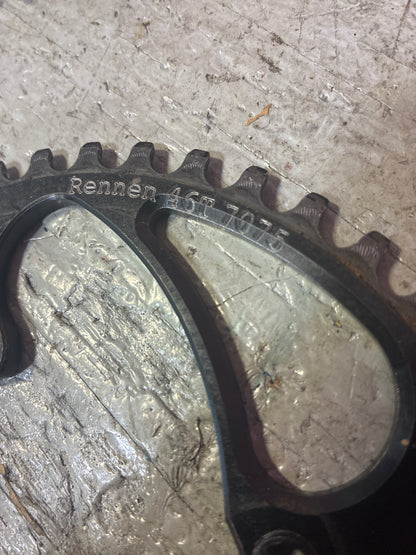 rennen 45t 4bolt chainring black