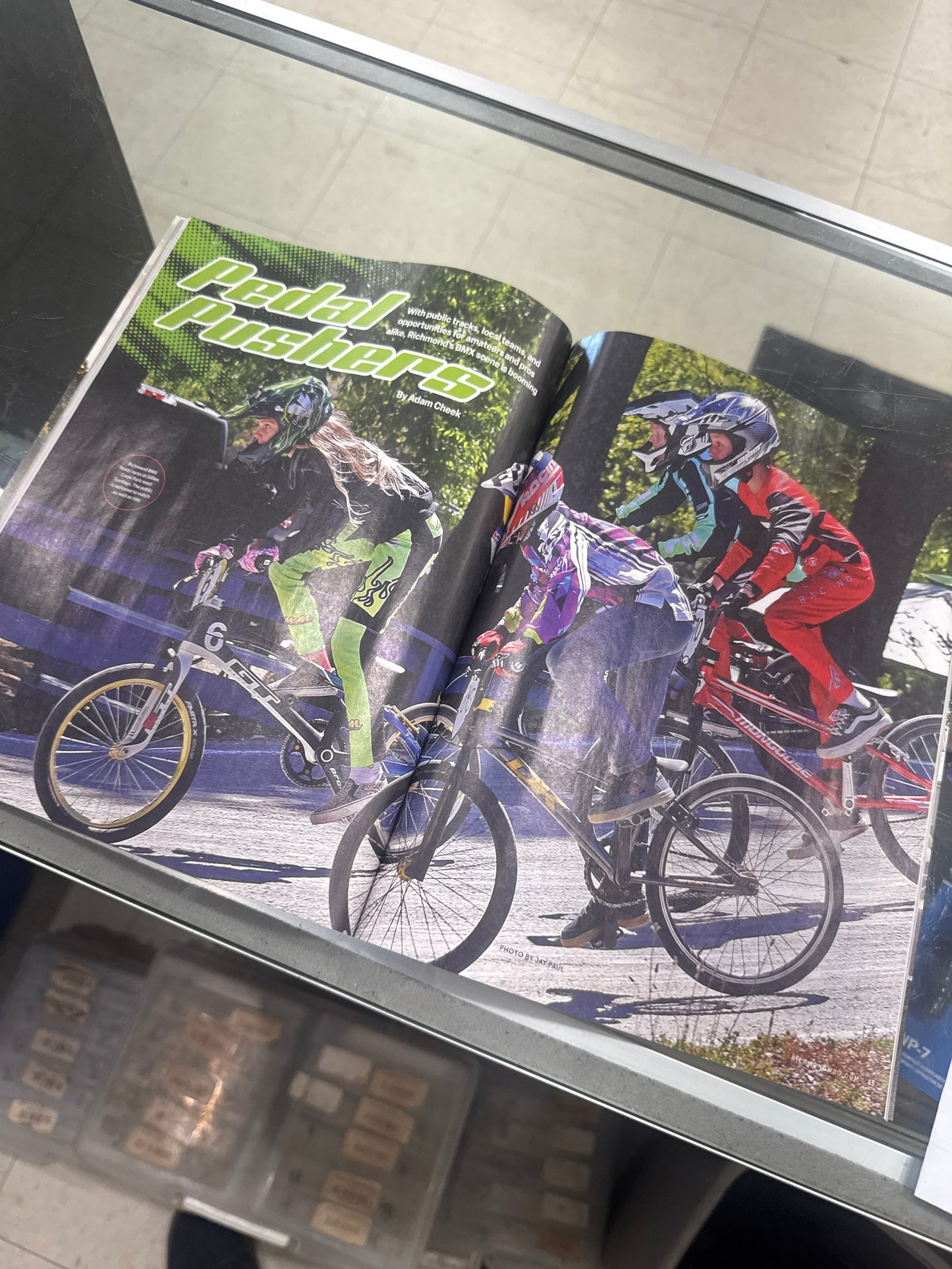 Richmond Magazine powers bmx cover