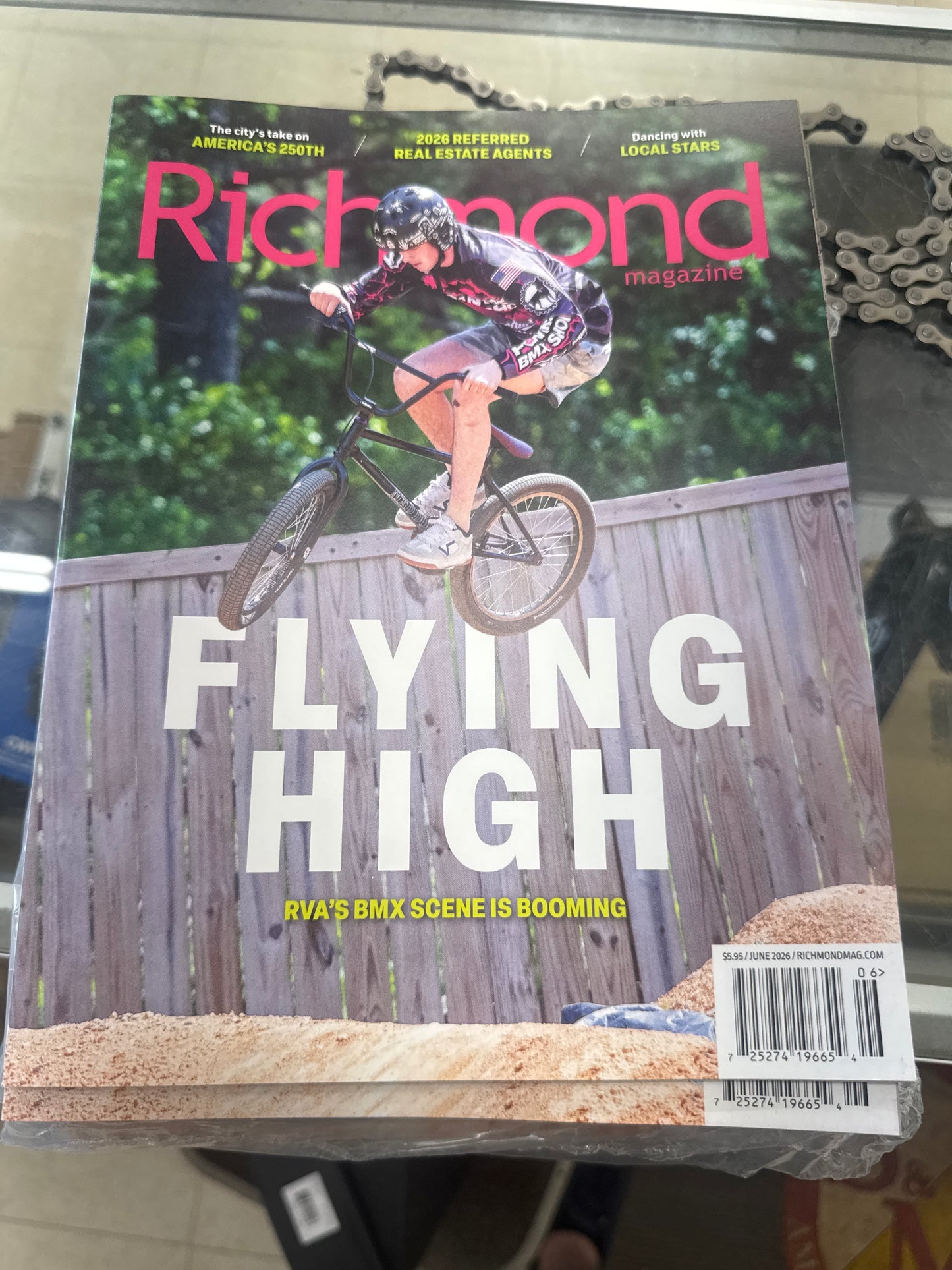 Richmond Magazine powers bmx cover