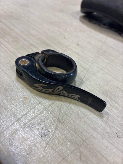 salsa 28.6 seat post clamp black