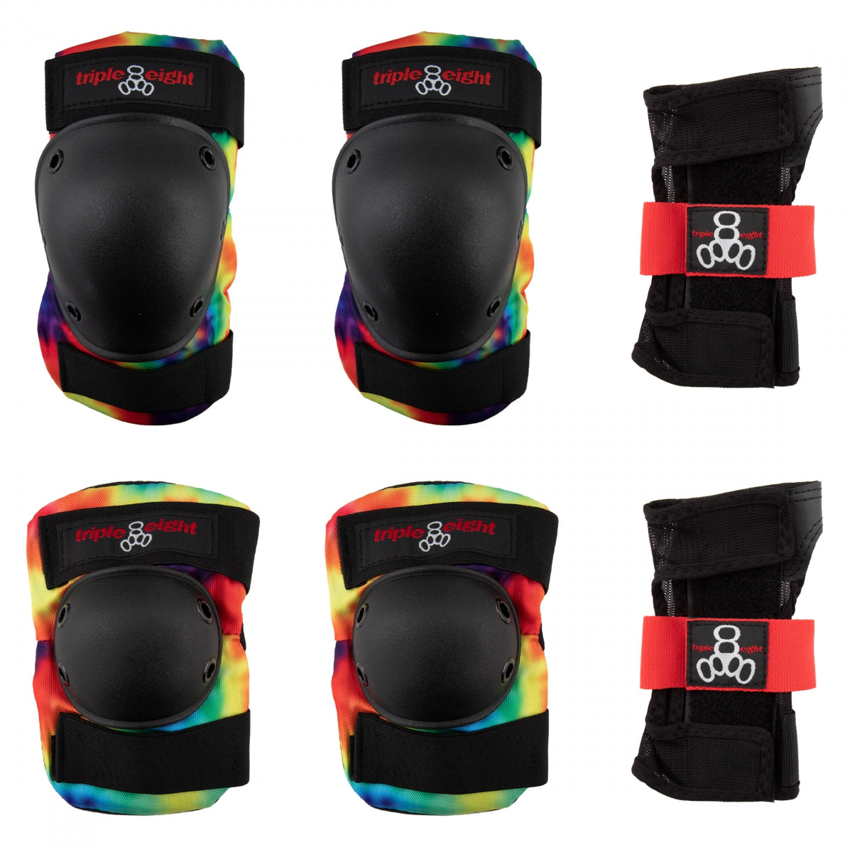 TRIPLE8 SAVER-3 ELBOw/KNee/WRiST SM TIE DYE padset