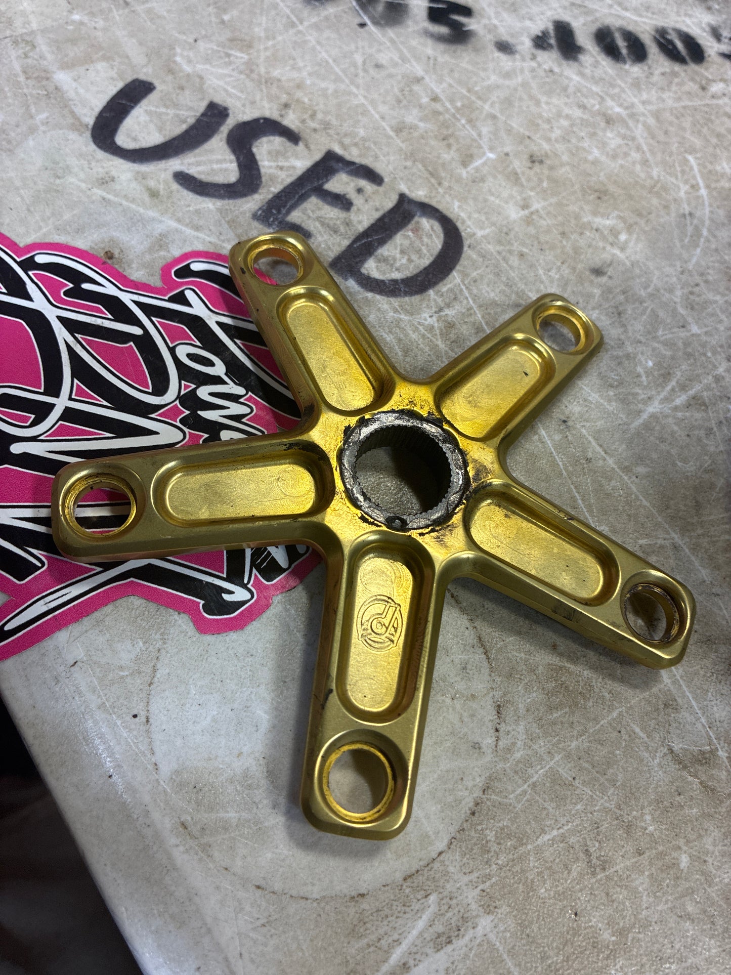 profile 5b spider spline drive gold
