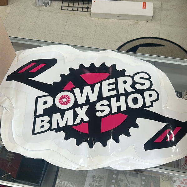 Powers bmx giant sticker