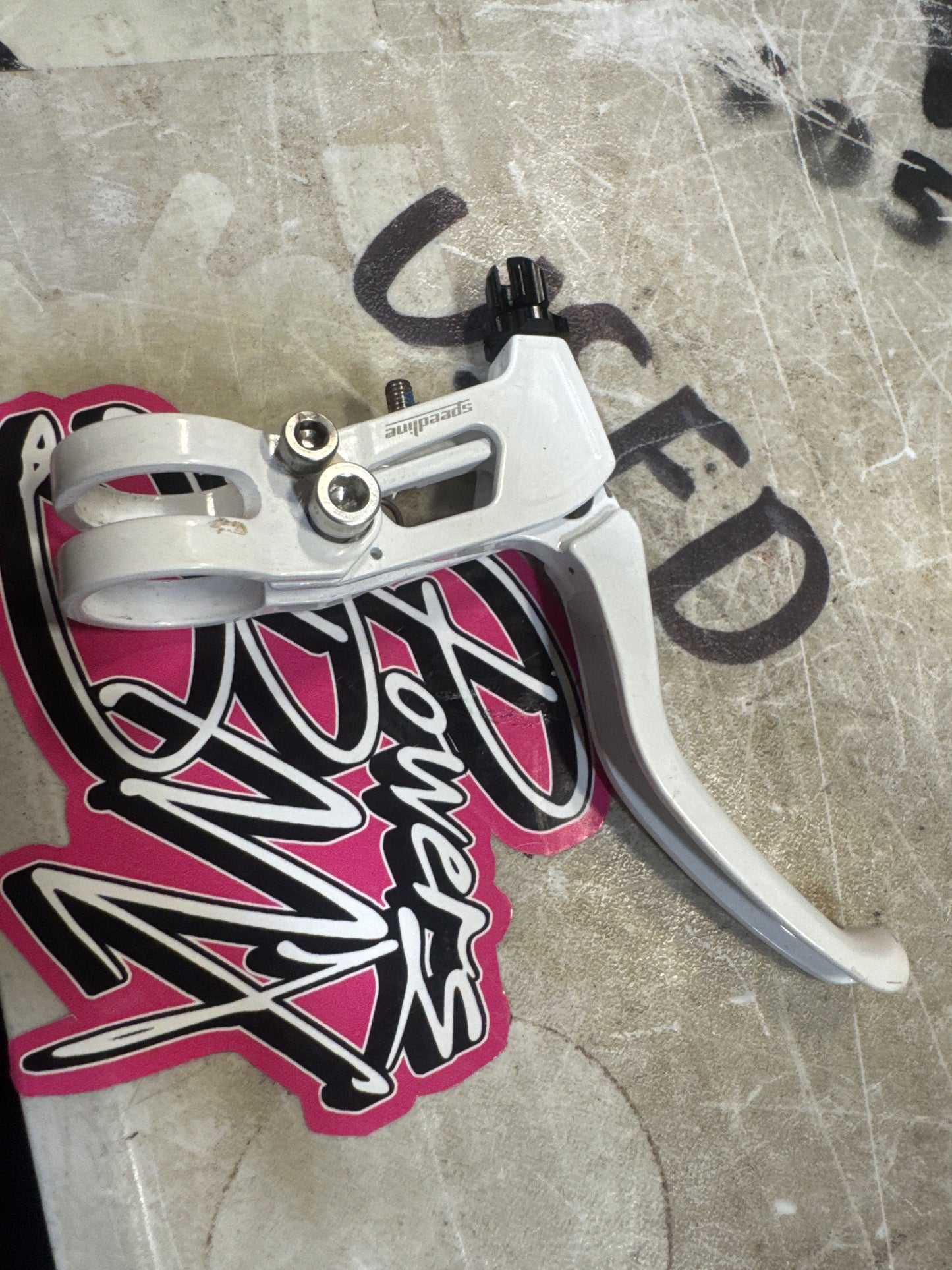 Speedline pro brake lever white