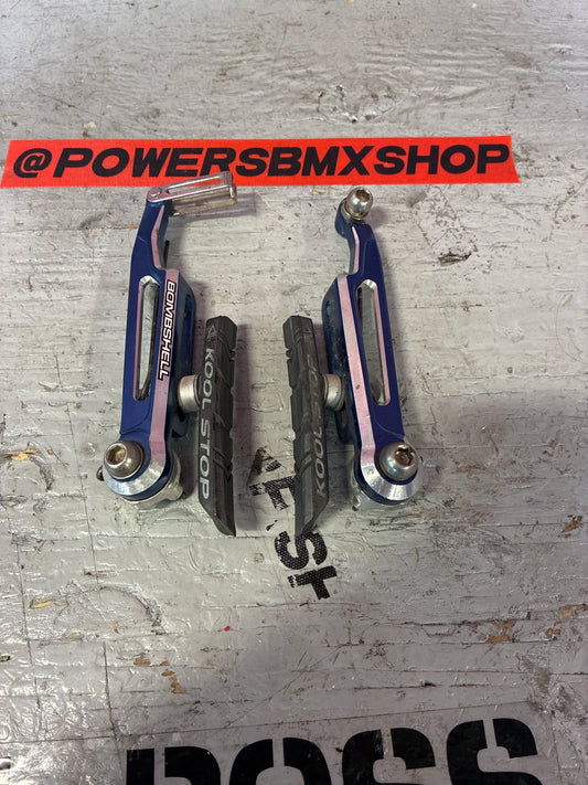 Bombshell brakes with Cool Stop pads