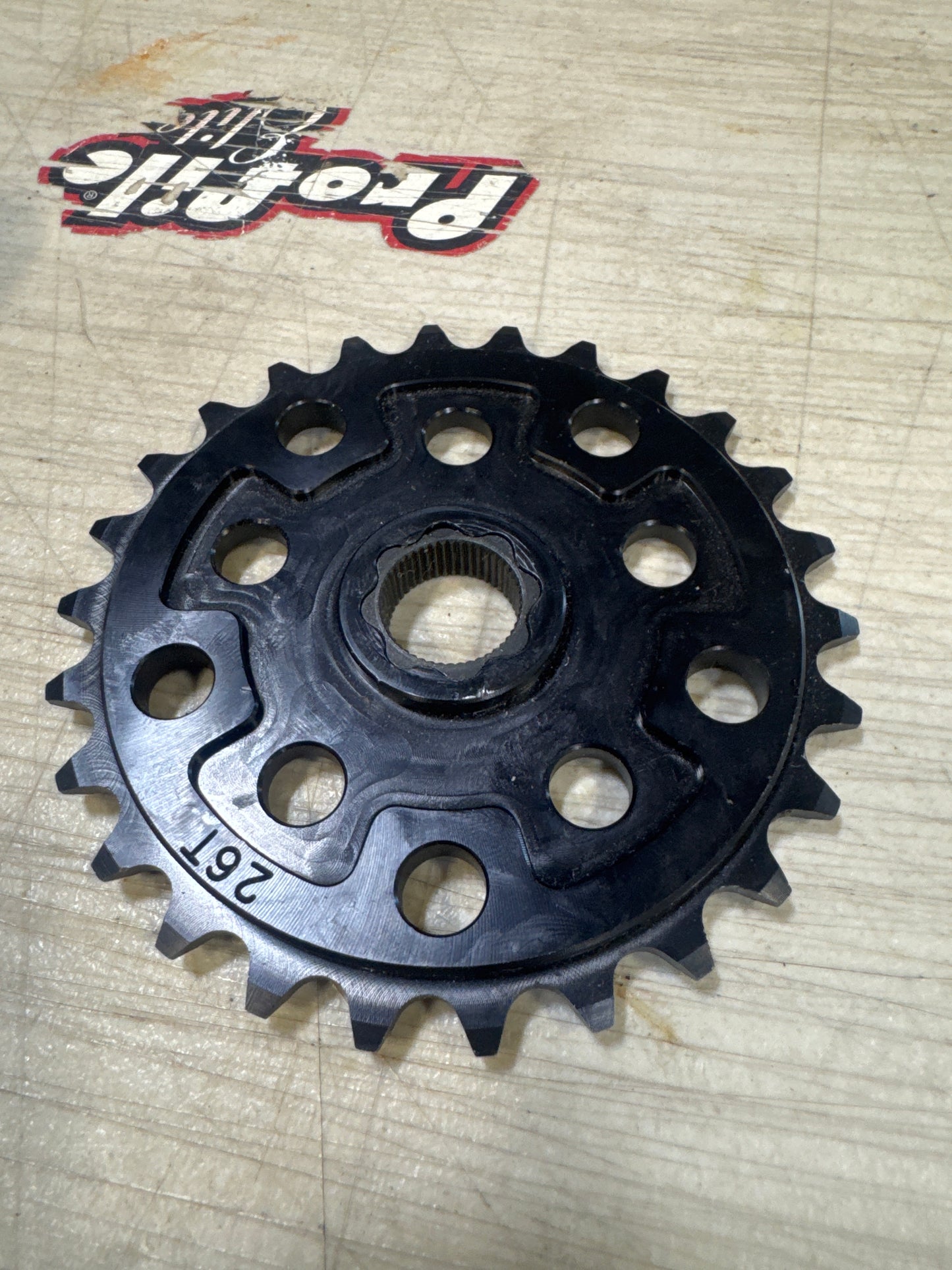 Hutch 19m spline 26t black