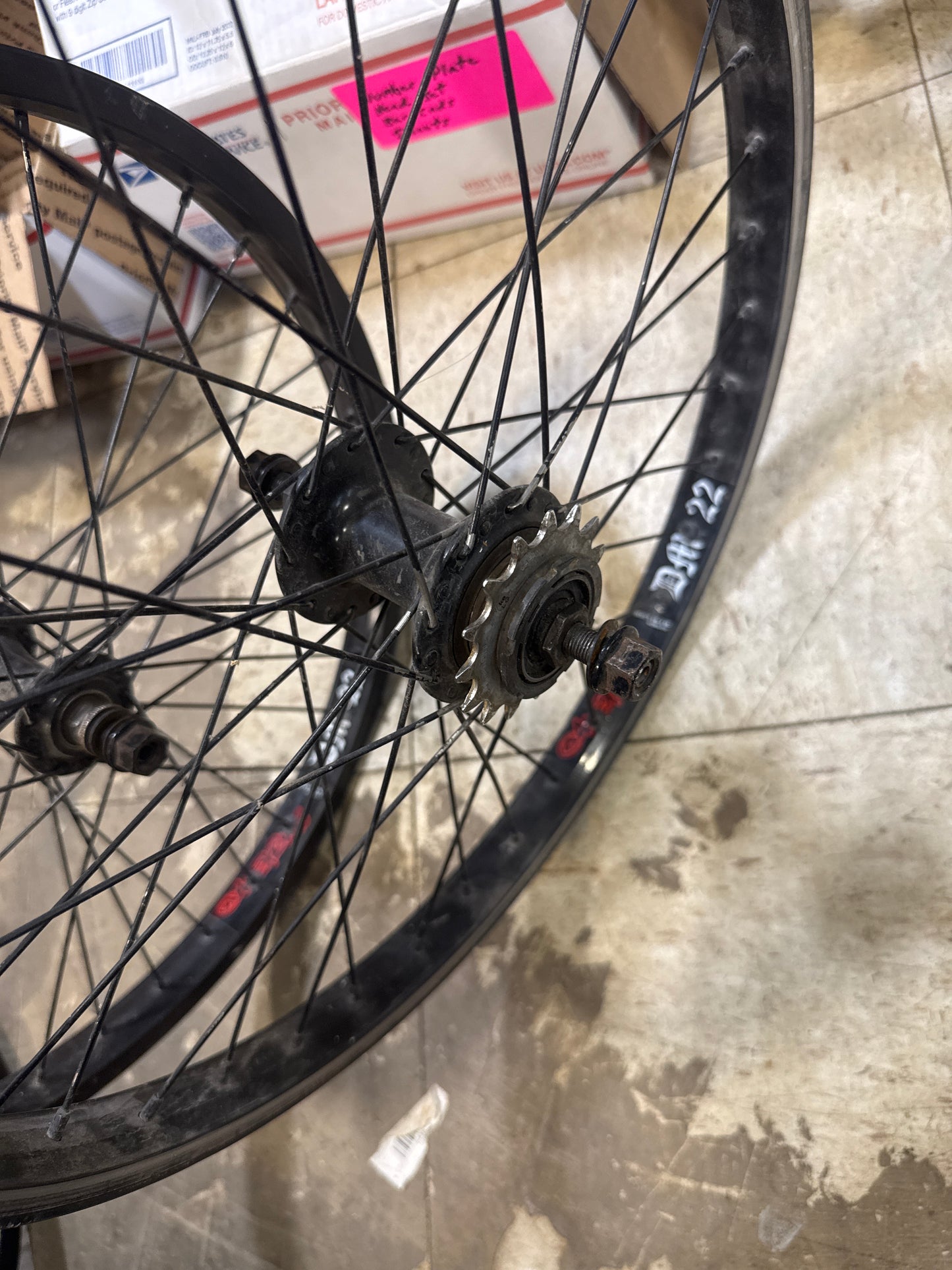 Se bikes race wheelset 20x1.75 Alex rims