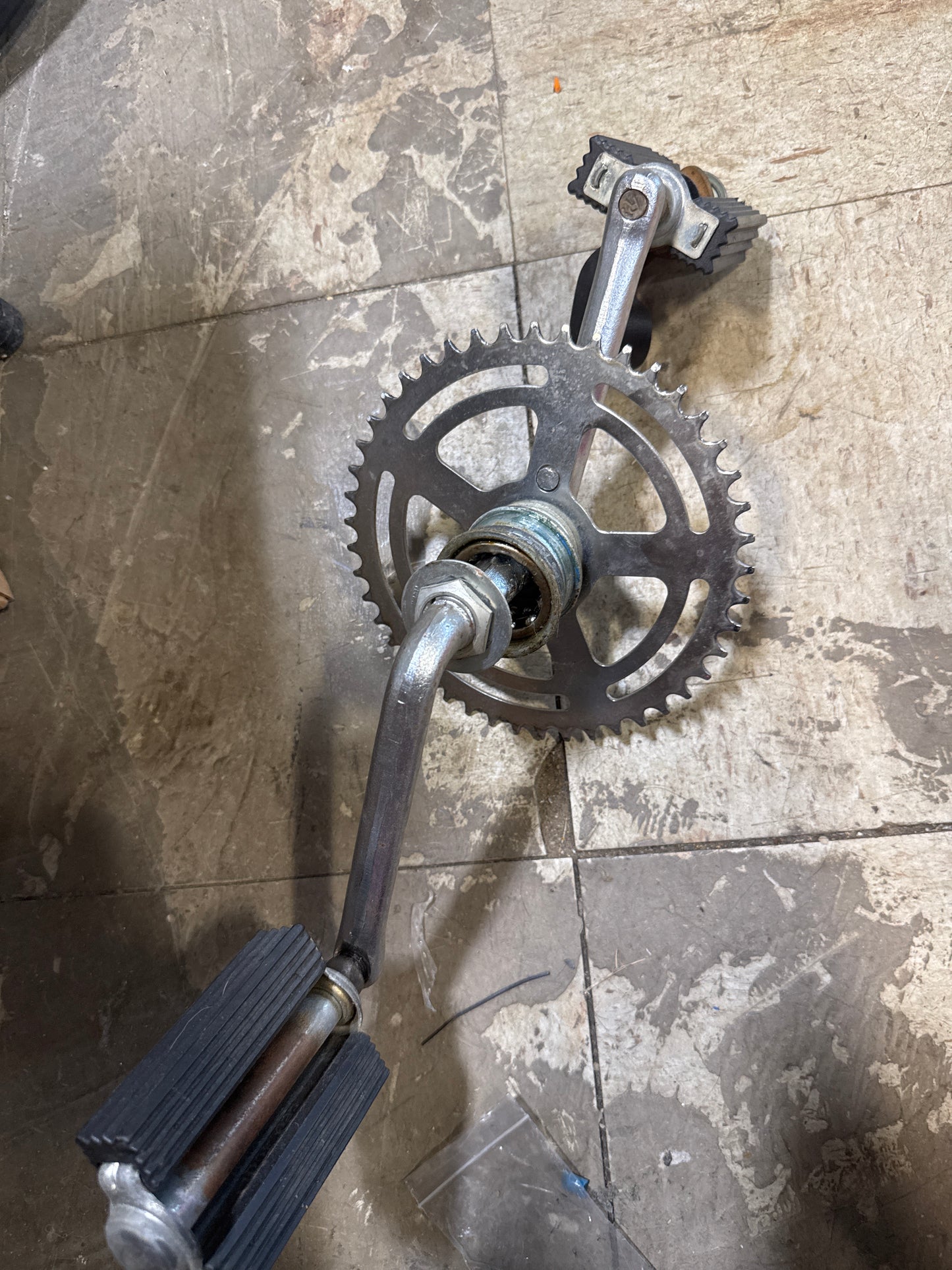Old school 1pc full crankset