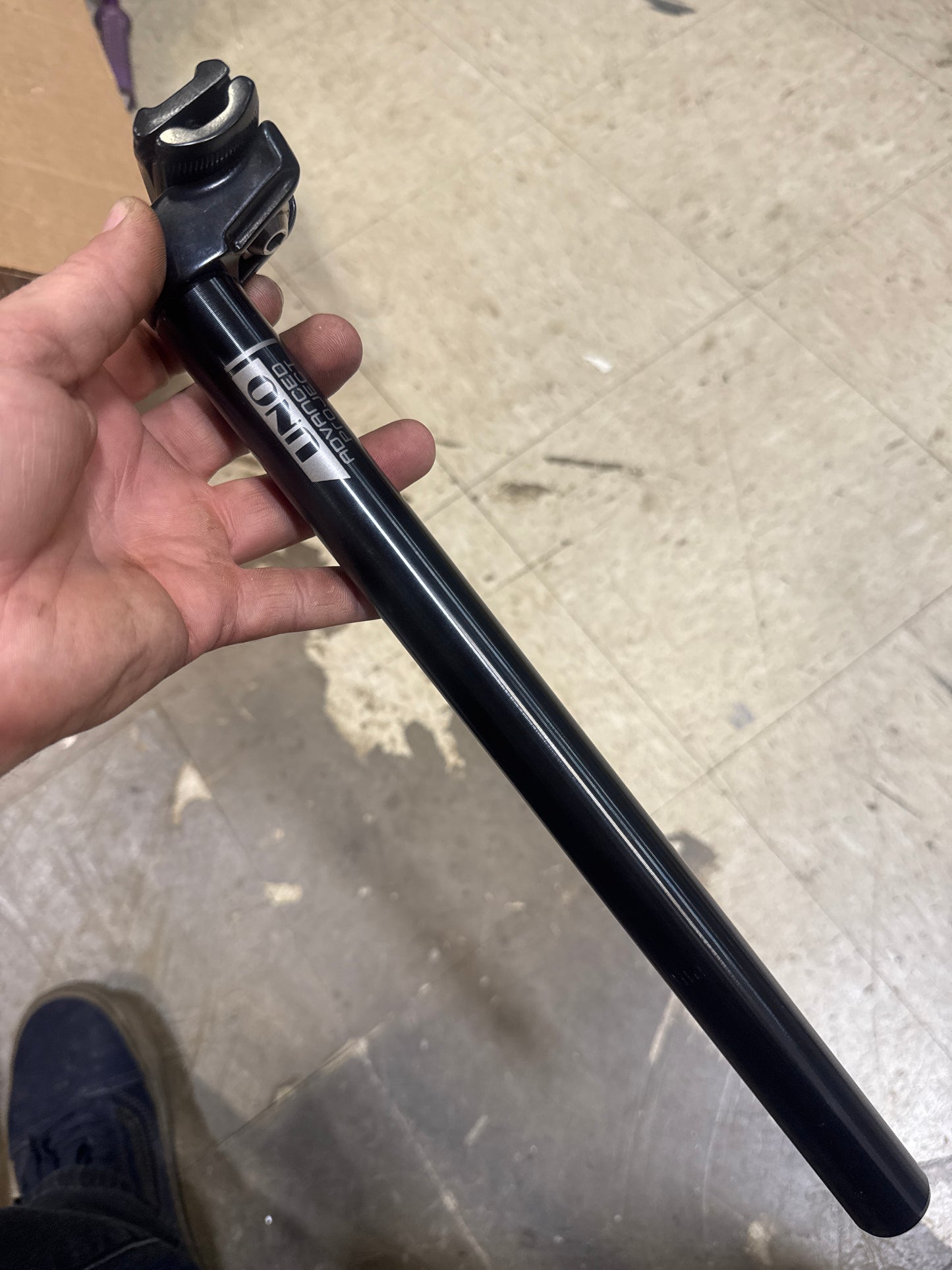 Uno 25.4 railed seat post black