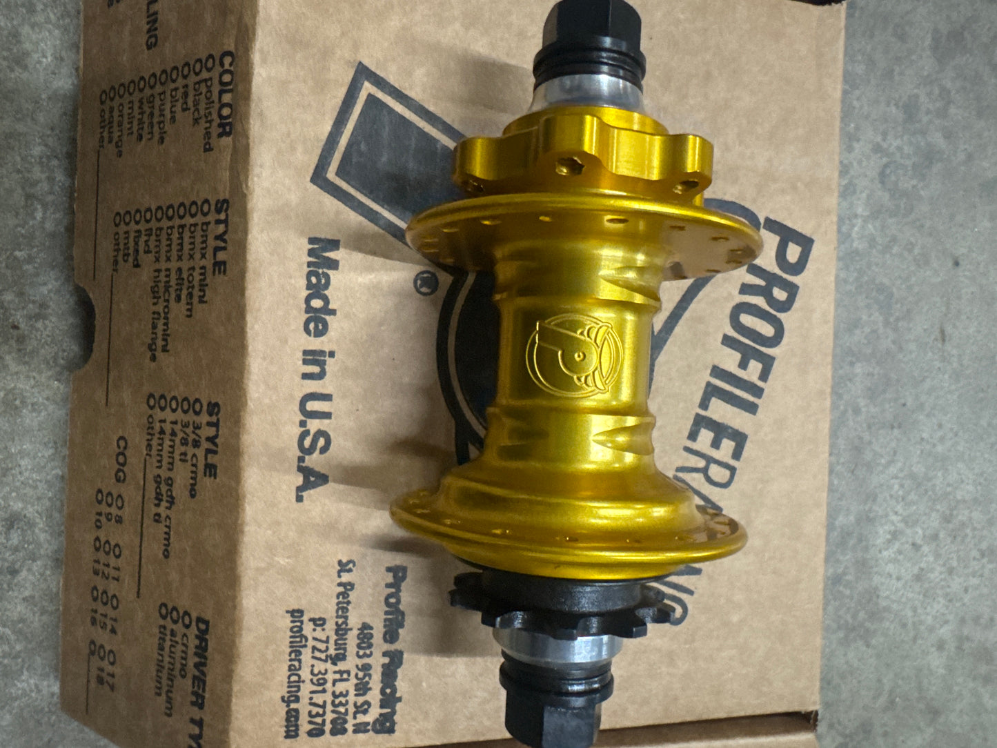 Profile Racing Mini Rear Disc Brake Hub