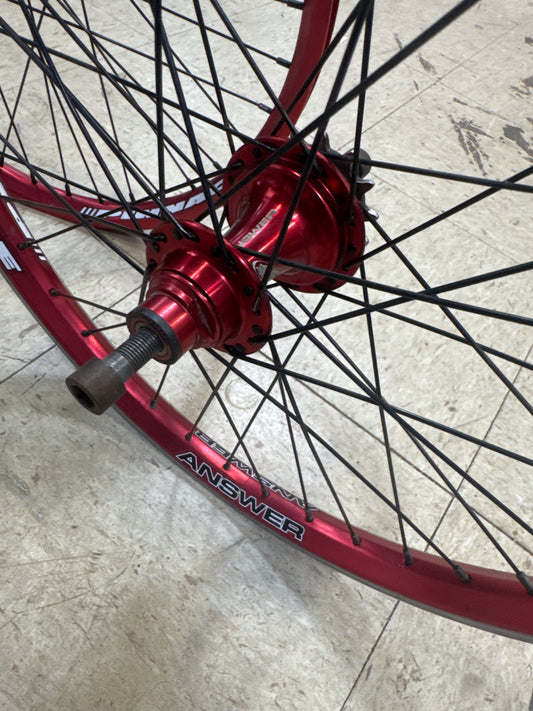 Answer pinnacle 20x1.75 wheels