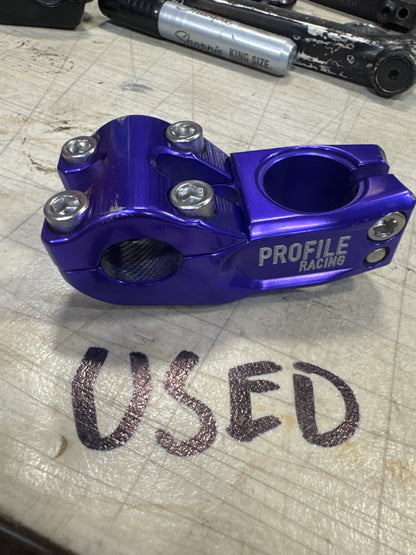 Profile push stem purple 53mm