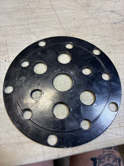 old school power disc spider black