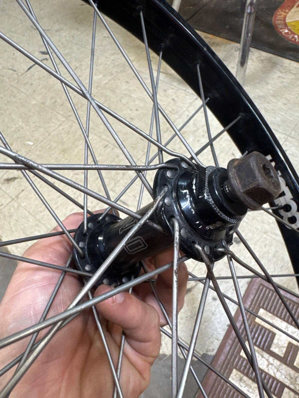 Colony front wheel w/ ti spokes