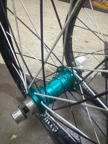Profile mini hubs x 18” black sheep rims
