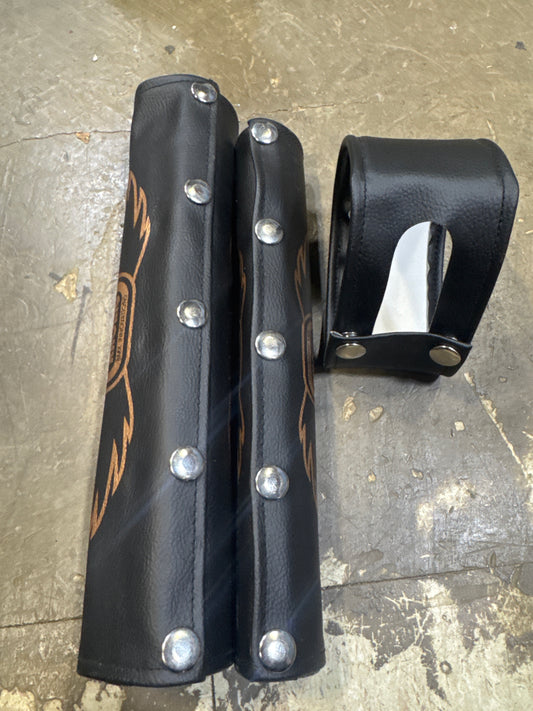 se racing padset black tan snaps