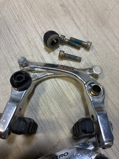 tektro front & rear 990 brakes silver