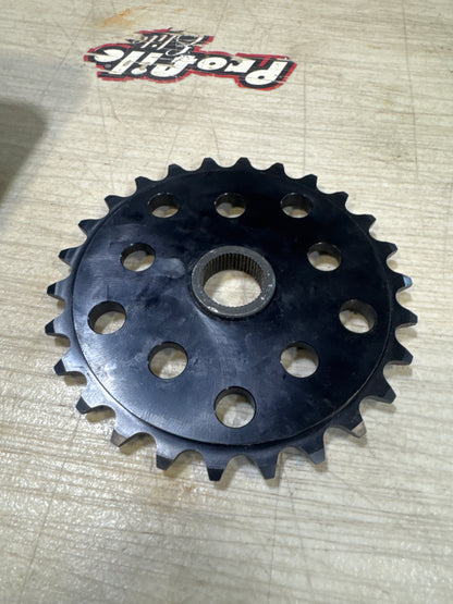Hutch 19m spline 26t black
