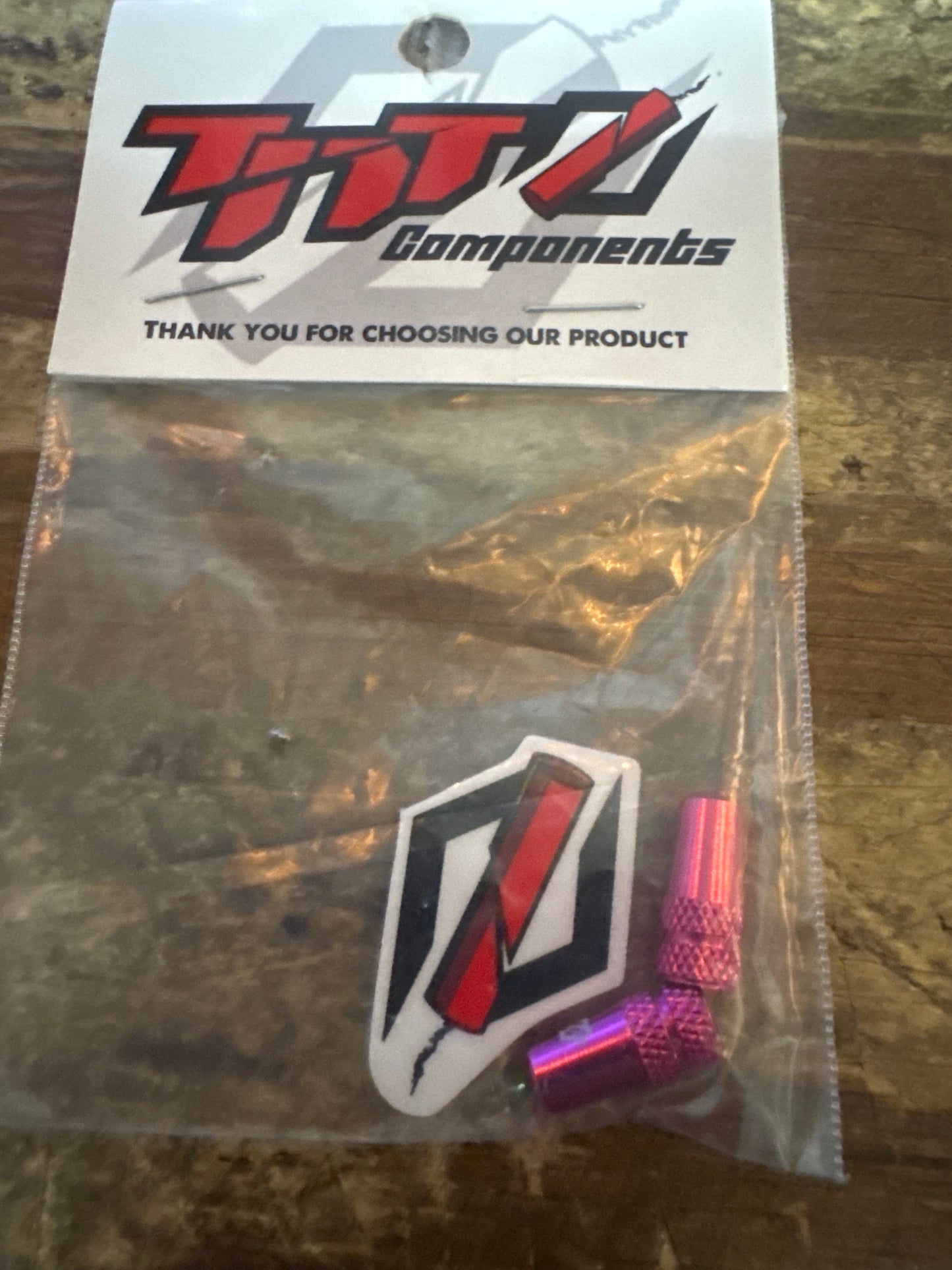TNT bmx presta valve caps