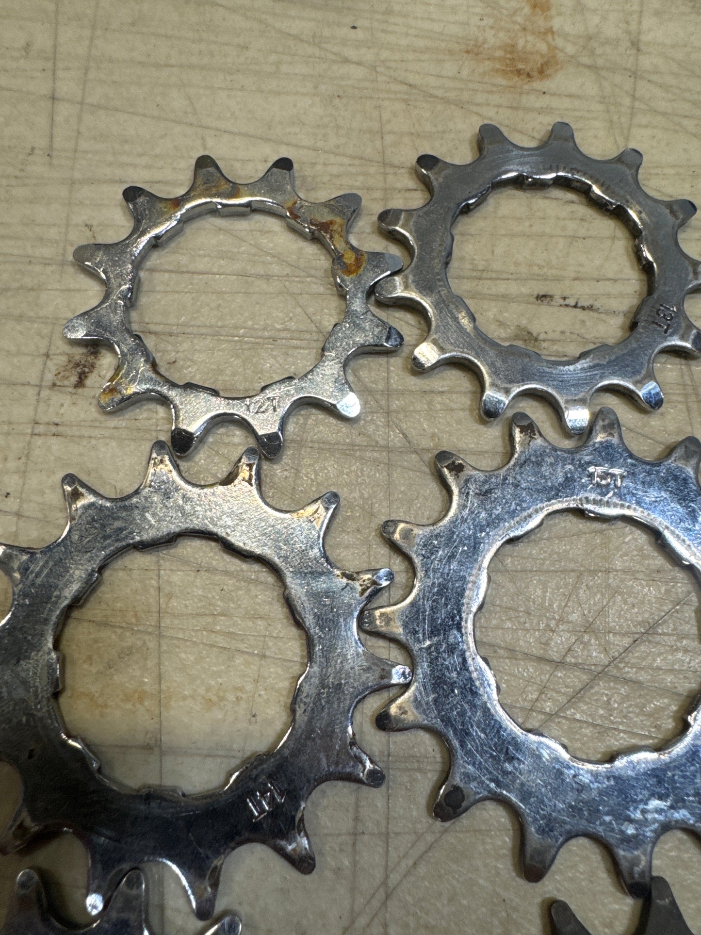 Shimano cog set 12,13,14,15,17,18