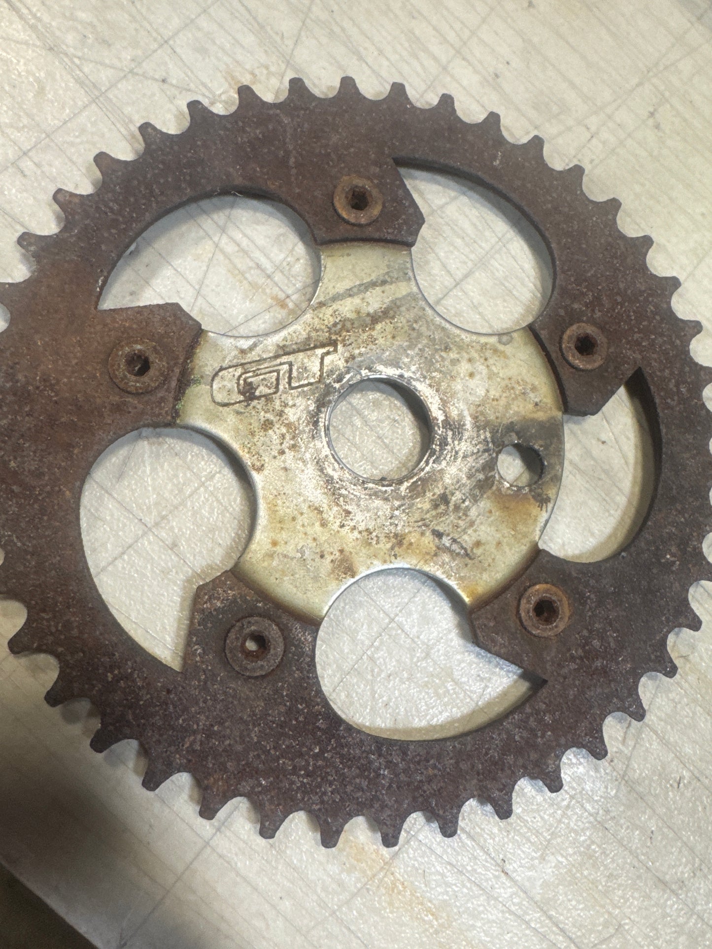Gt sprocket x spider rusty