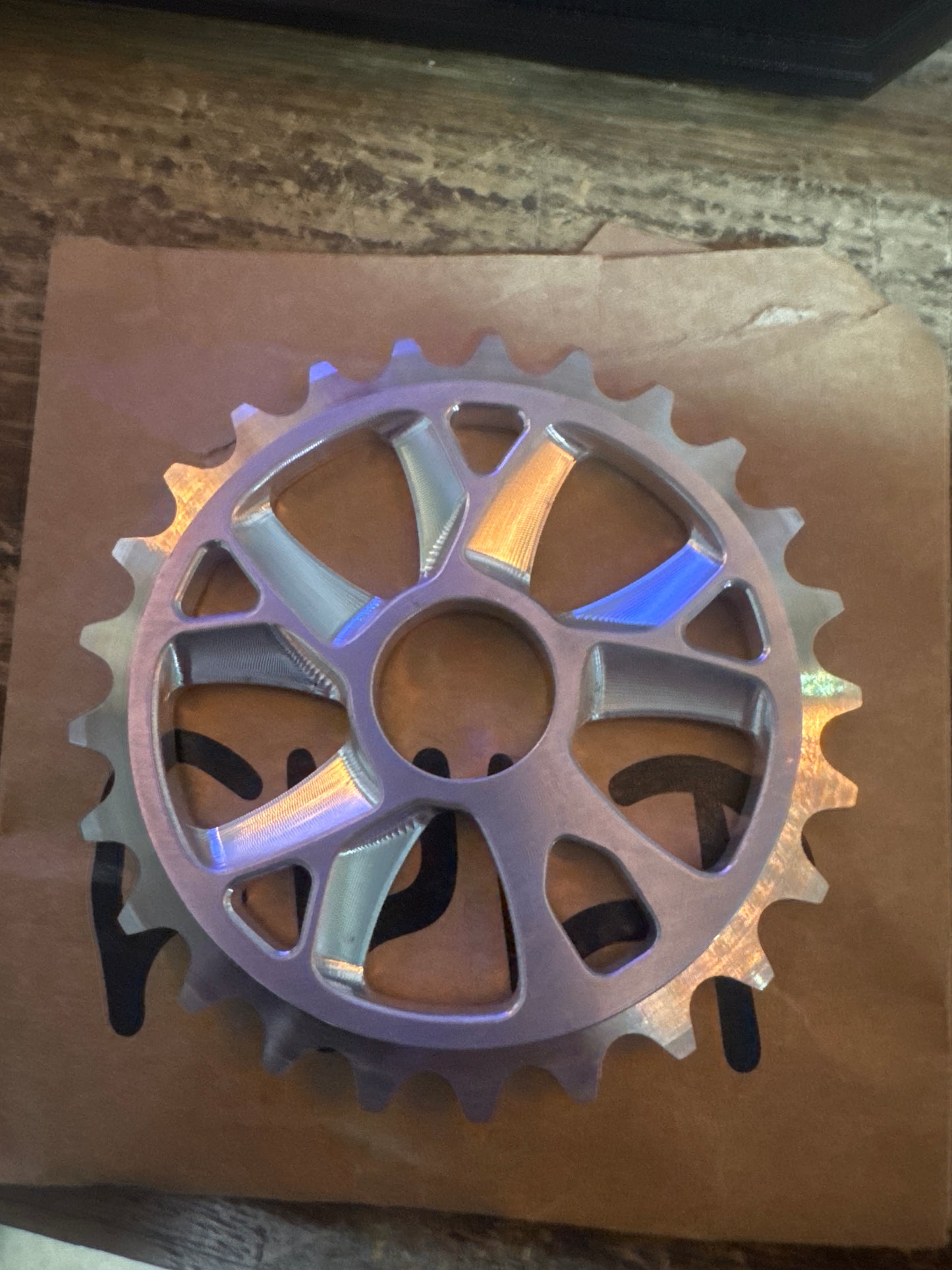 Cult OS bmx sprocket 25t silver