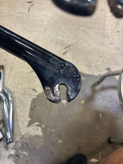 Vintage dyno black threadless fork