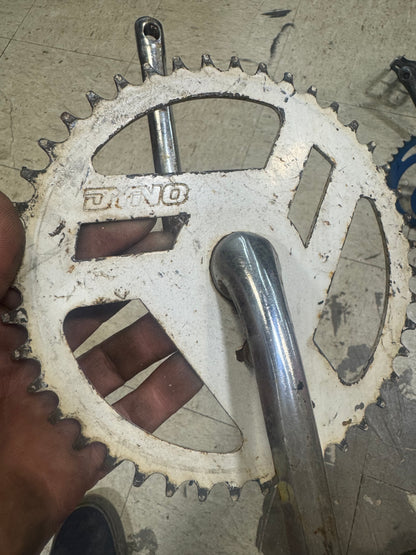 Dyno 1pc cranks w/ sprocket