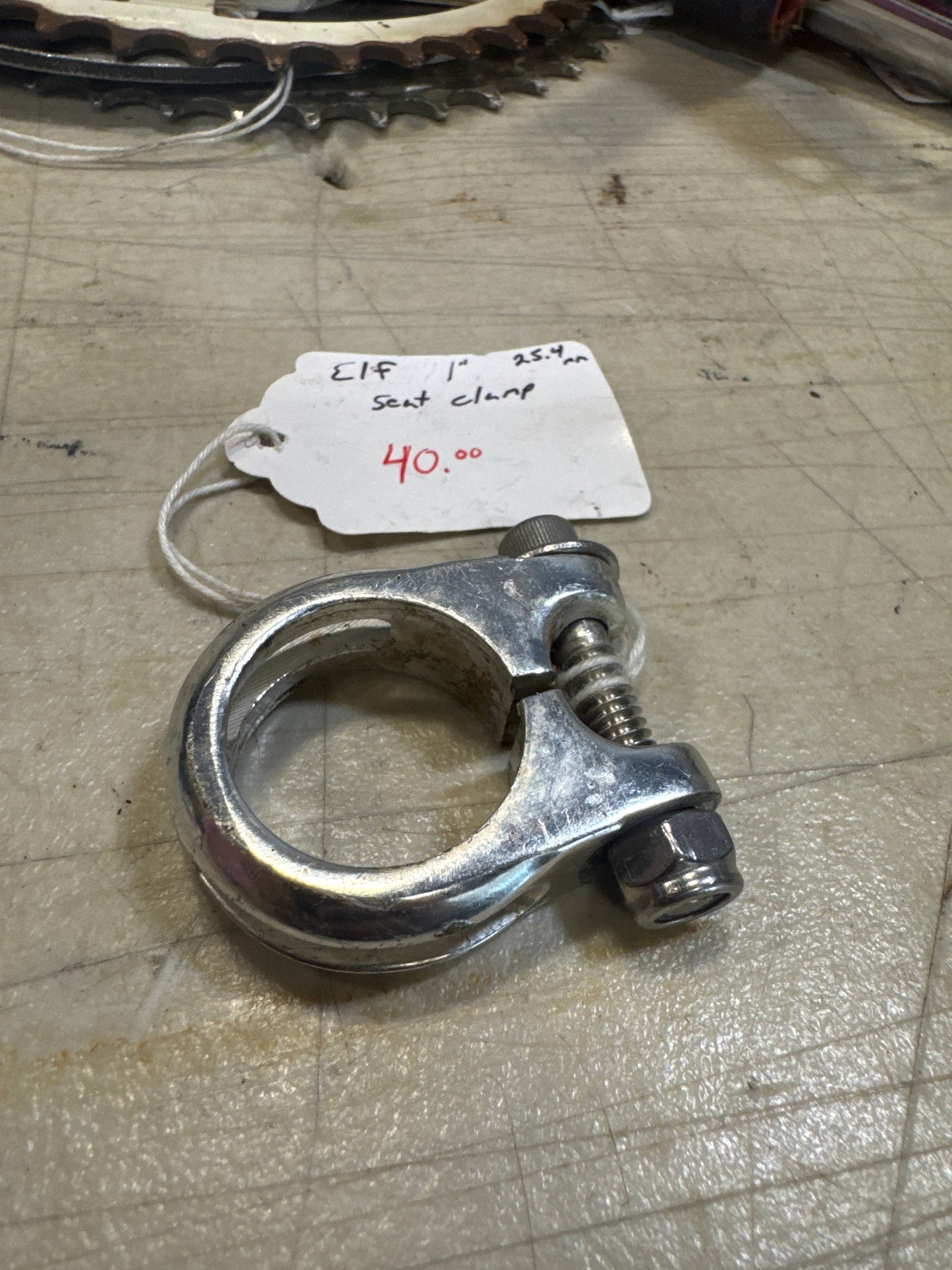 Elf 25.4 seat post clamp