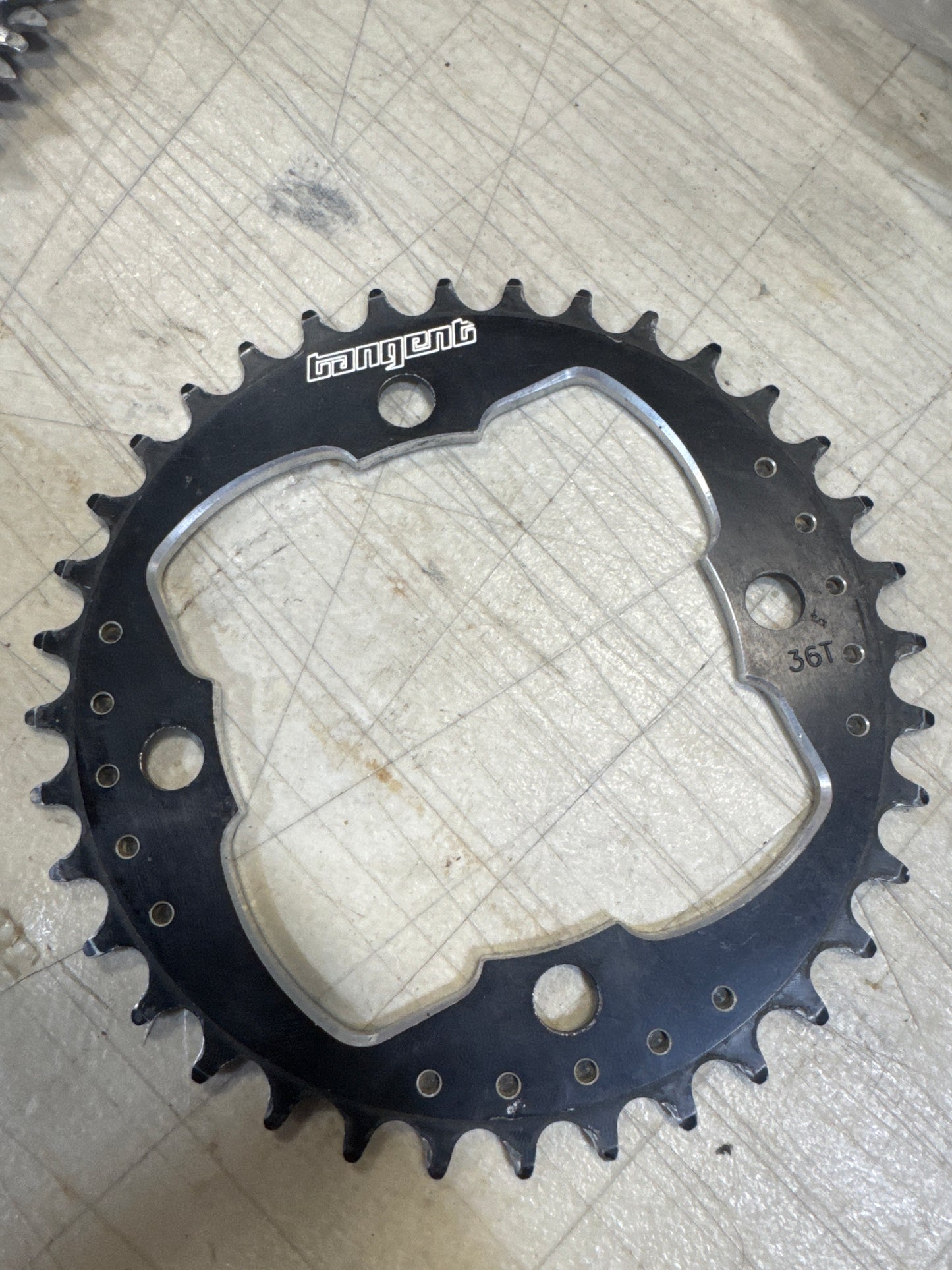 Tangent 4bolt 36t black