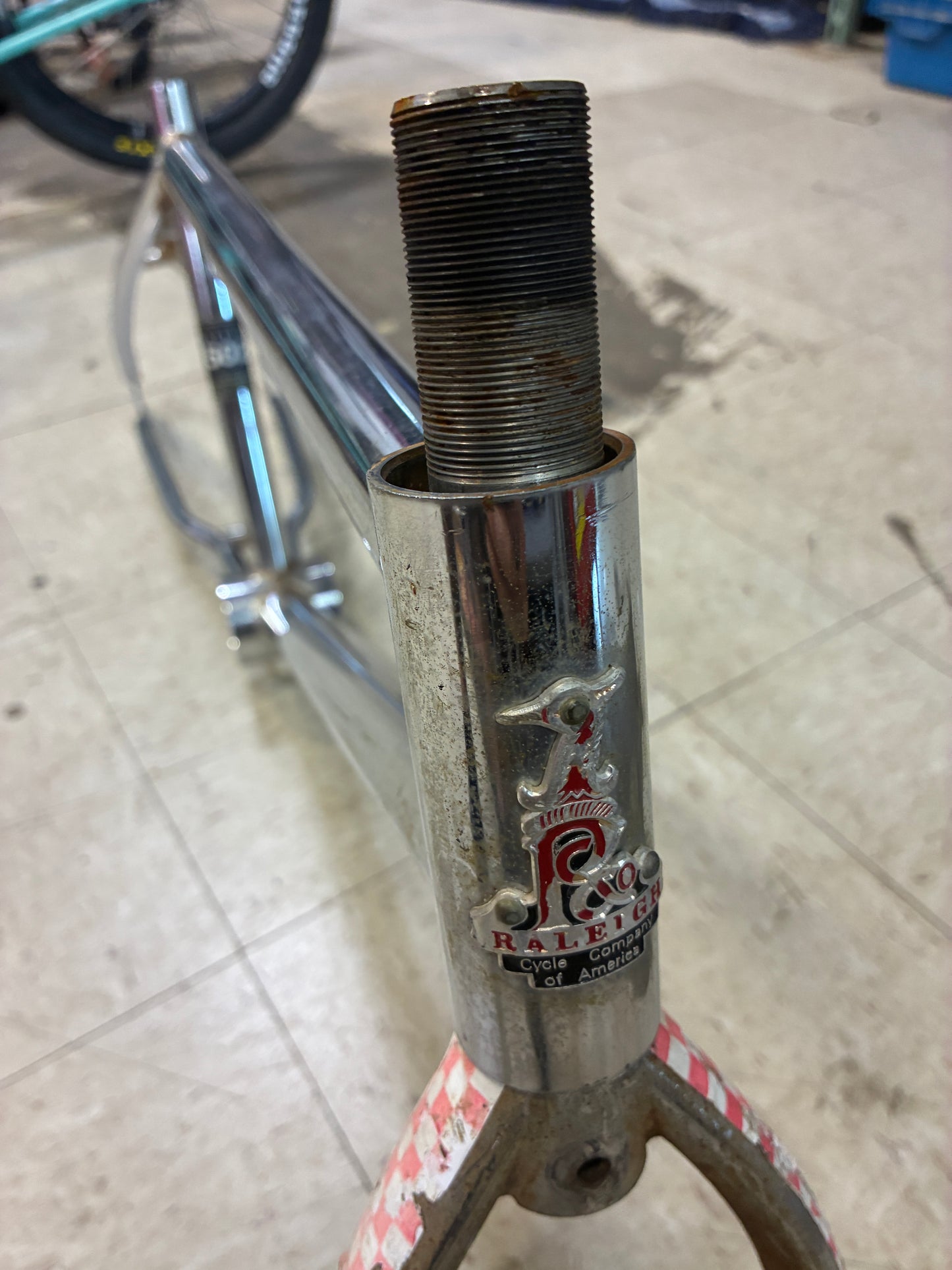 Raleigh burner frame/fork vintage bmx
