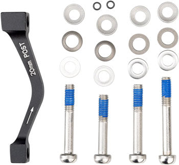 SRAM/ Avid 20mm Post-Mount Disc Caliper to Post Mount Frame/Fork Adaptor with Stainless Bolts Kits for Regular and CPS Calipers