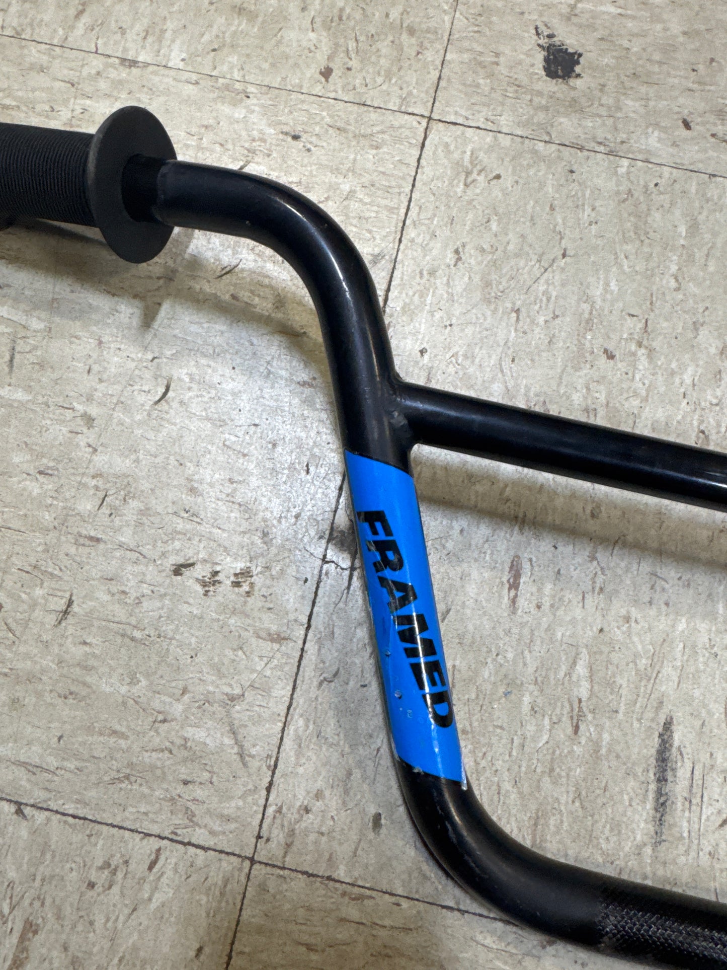 framed 8” x28 bars w/ grips