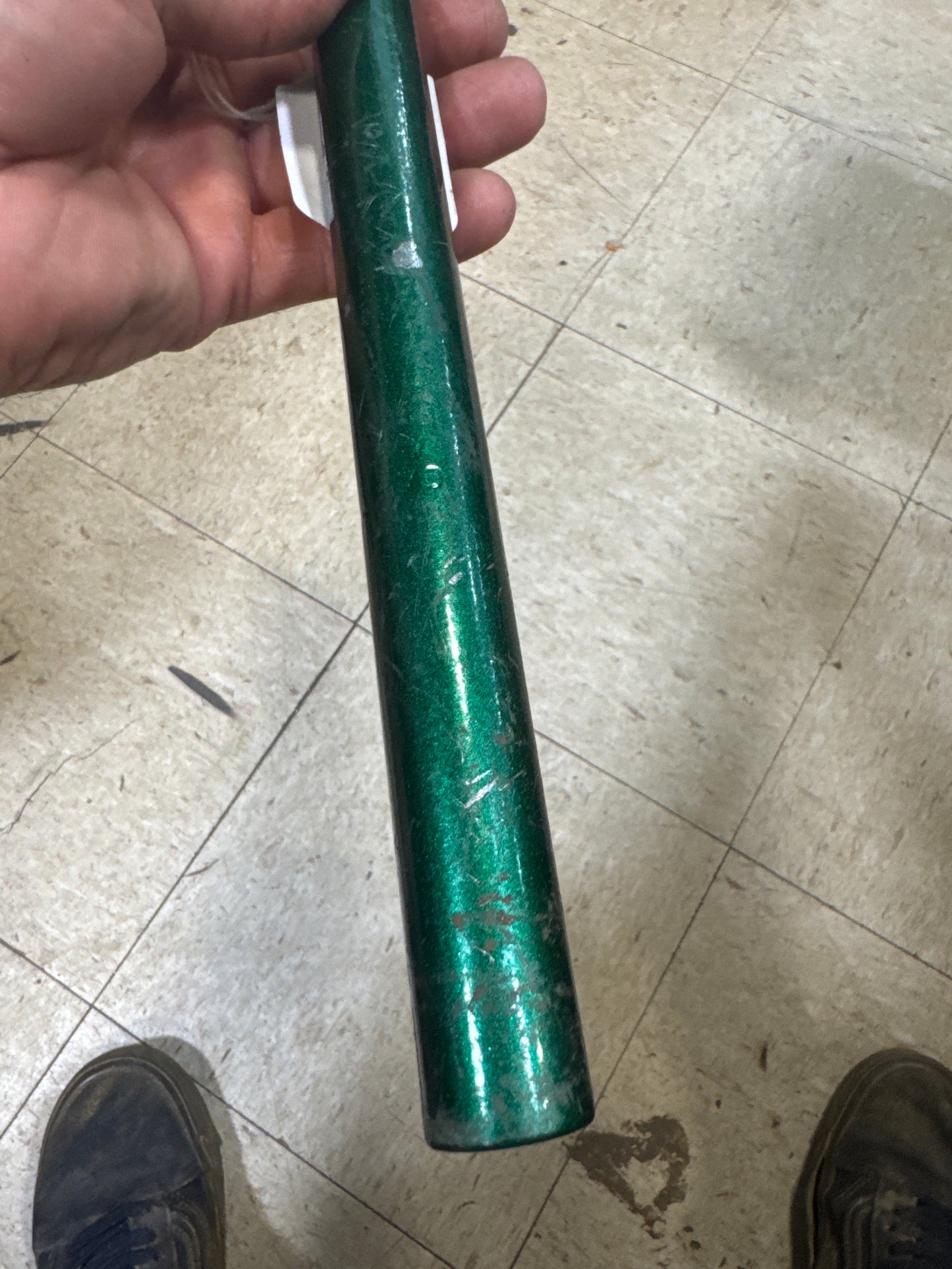 Unknown Green 7/8 laid back seat post