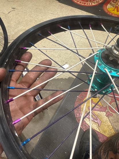 Profile mini hubs x 18” black sheep rims