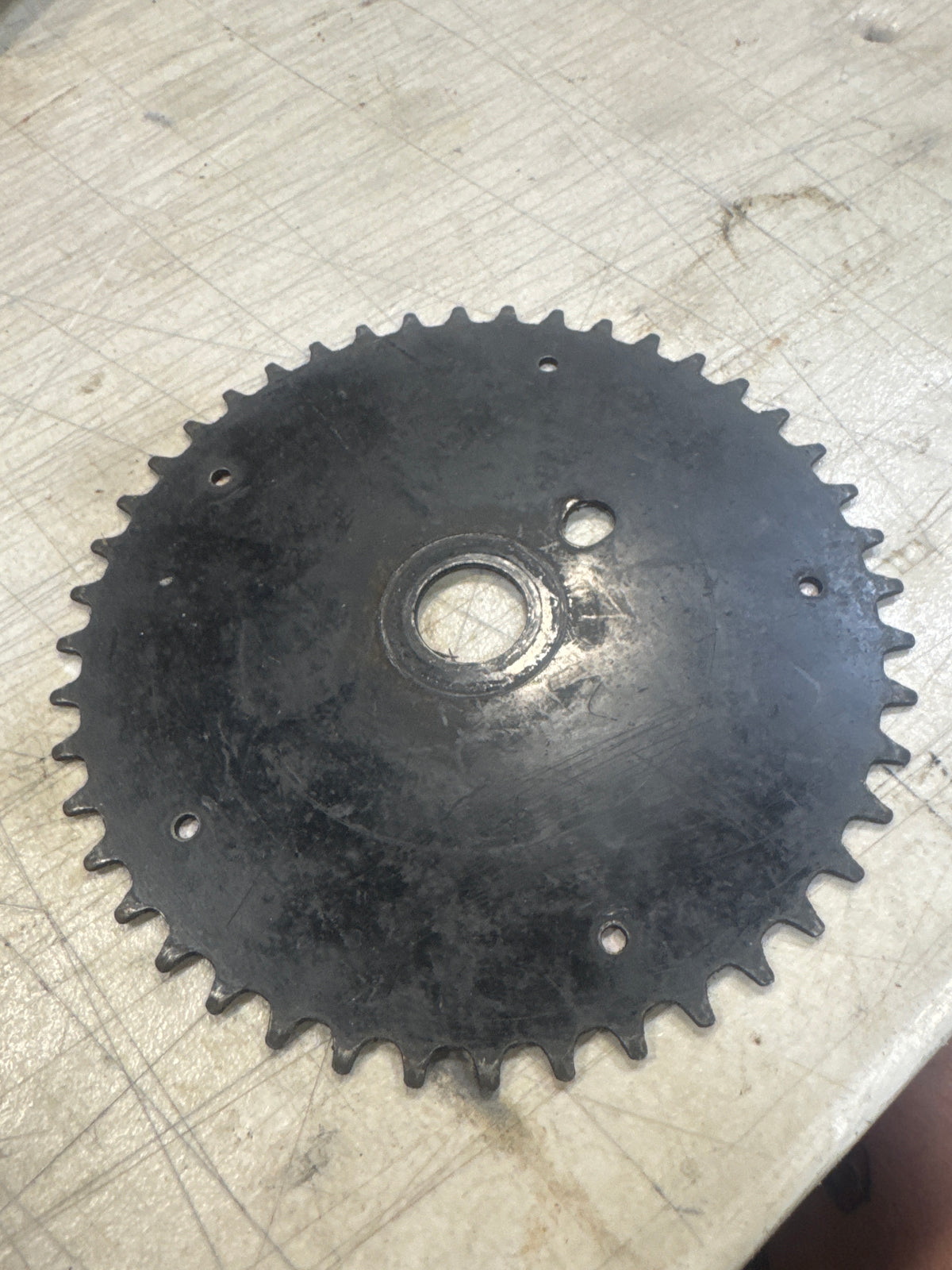 Oem sprocket w/ s&m sticker 44t