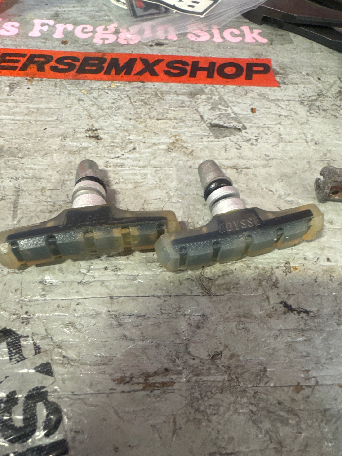 Odyssey slim x four clear brake pads