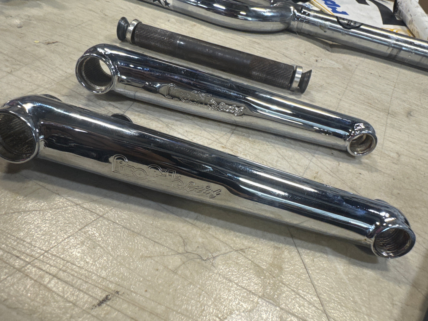 Profile chrome stamped cranks nos 175m rhd