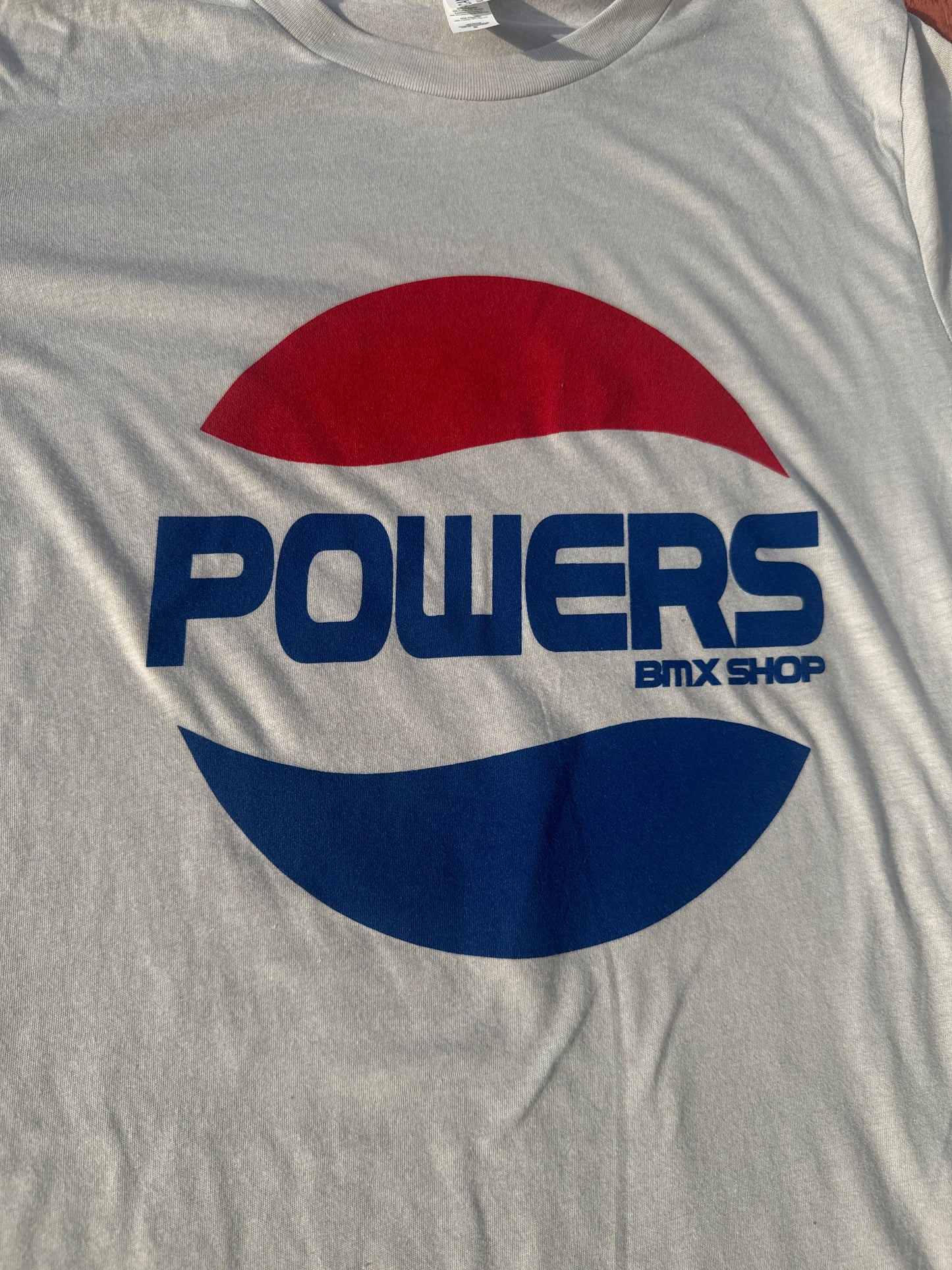 Powers Bmx Soda t shirt white