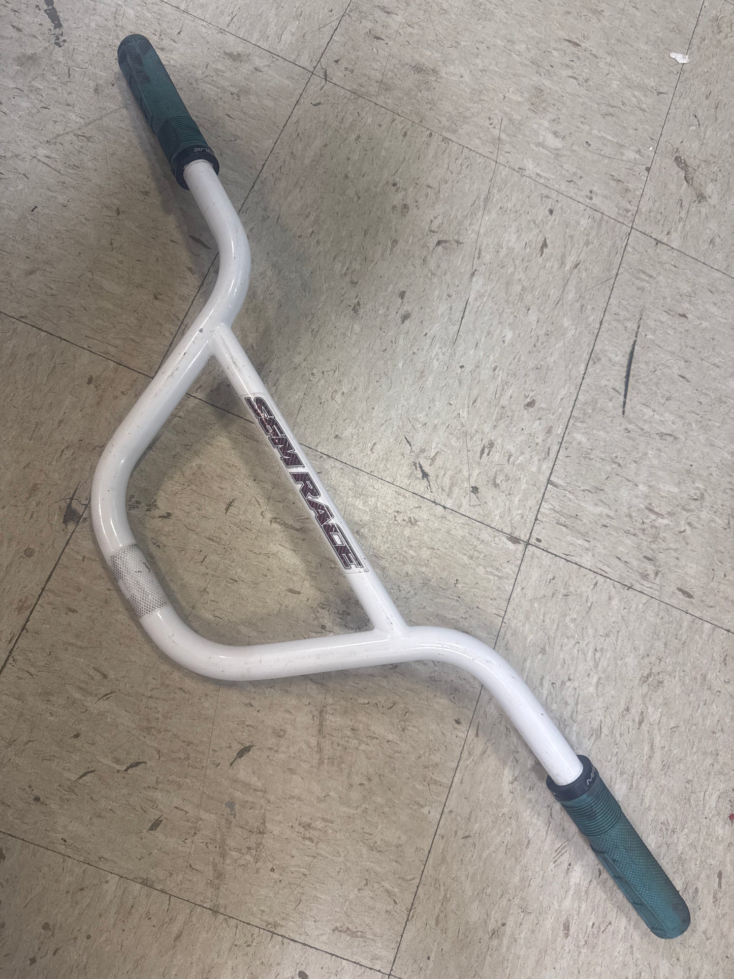 s&m race xlt bars white 8”